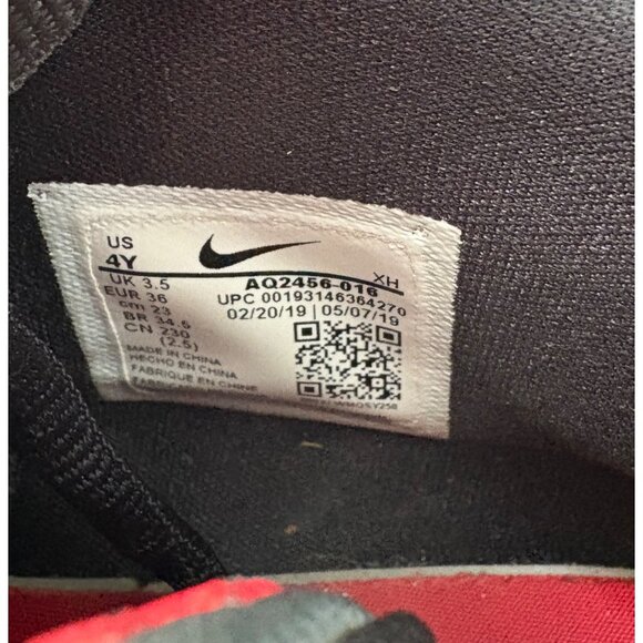 NIKE KYRIE 5 GS BIG KIDS BASKETBALL HI-TOP SHOES BOYS YOUTH SIZE 4Y BLACK-RED - Picture 9 of 9